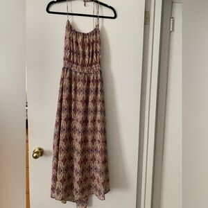 NWT Banana Republic Crossback Halter MIDI Dress